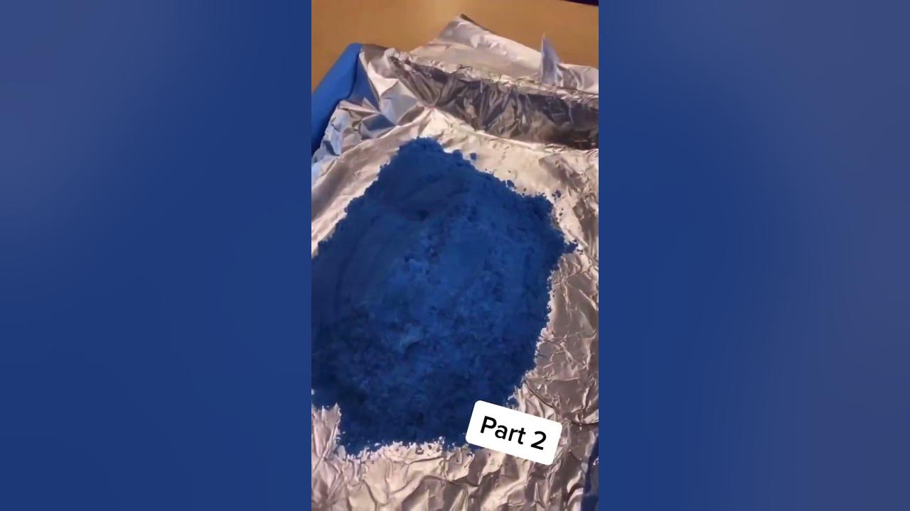 How to dye salt 💙 PART 2 💙 YouTube