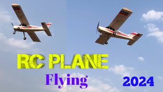 Rc Plane Flying | Low-Pass & Rolls | Blazer Plane with Trainer Wing |