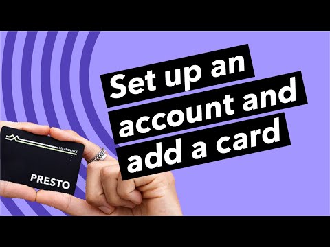 How to Register My PRESTO Card Online | Account Setup