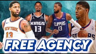 Paul George's Impending Free Agency and the best suitors for PG13 this NBA Offseason