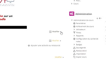 Ajouter étiquette dans moodle