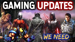 GAME ANNOUNCEMENTS UPDATES for Playstation, Xbox, Nintendo, and PC gaming we NEED.