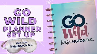 PLAN WITH ME | COMPLETE GO WILD PLANNER SETUP | THE HAPPY PLANNER