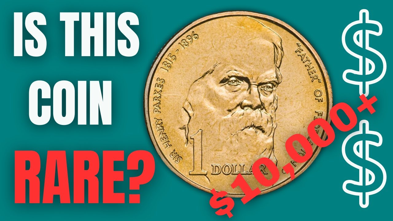 希少な1996年製サー・ヘンリー・パークス 1815-1896 コイン 1 Dollar - Elizabeth II (3rd