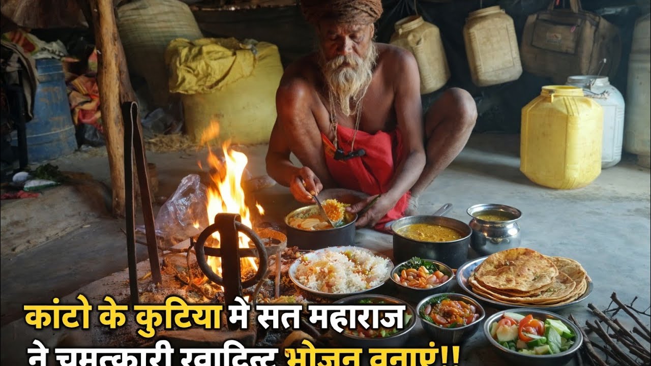 कांटों की कुटिया में नागा साधु का चमत्कारी भोजन 😱
