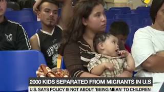 US crackdown on immigration: 2000 kids separated from migrants in US