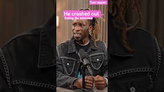 #rappers crashed out during #interview