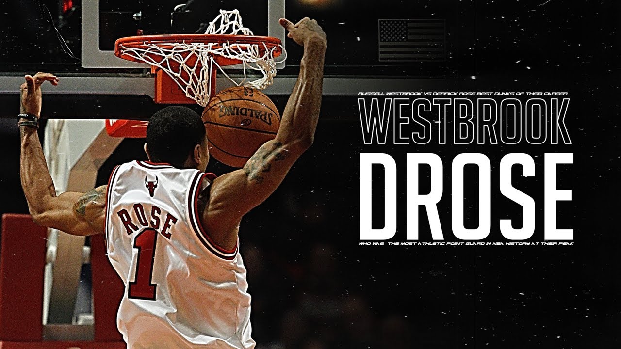 Derrick Rose Vs Russell Westbrook Best Dunks | Who Is The Most Athletic Point Guard Of All Time?