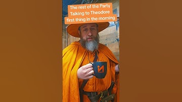 Orange Wizard Needs Coffee Badly #dnd #nerdimmersion #theodoretheorange #dnd5e #dungeonsanddragons