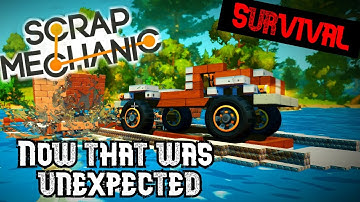 Scrap Mechanic Survival - Can a boat carry a car?