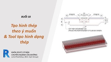 REVIT CẦU ĐƯỜNG BUỔI 10: TẠO HÌNH THÉP PHỨC TẠP & TOOL TẠO HÌNH DẠNG THÉP CHO BẢNG KHỐI LƯỢNG