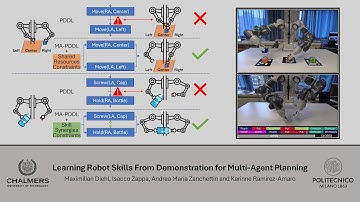 CASE2024: Learning Robot Skills From Demonstration for Multi-Agent Planning