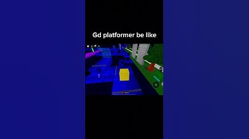 Gd platformer be like #gd #geometrydash #platformer #robtop #roblox #shorts #youtube #edit