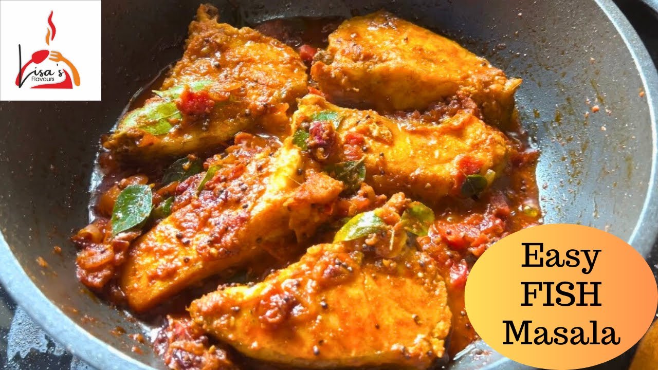 Easy Fish Masala Kerala Style Fish Masala Recipe Fish Recipes YouTube