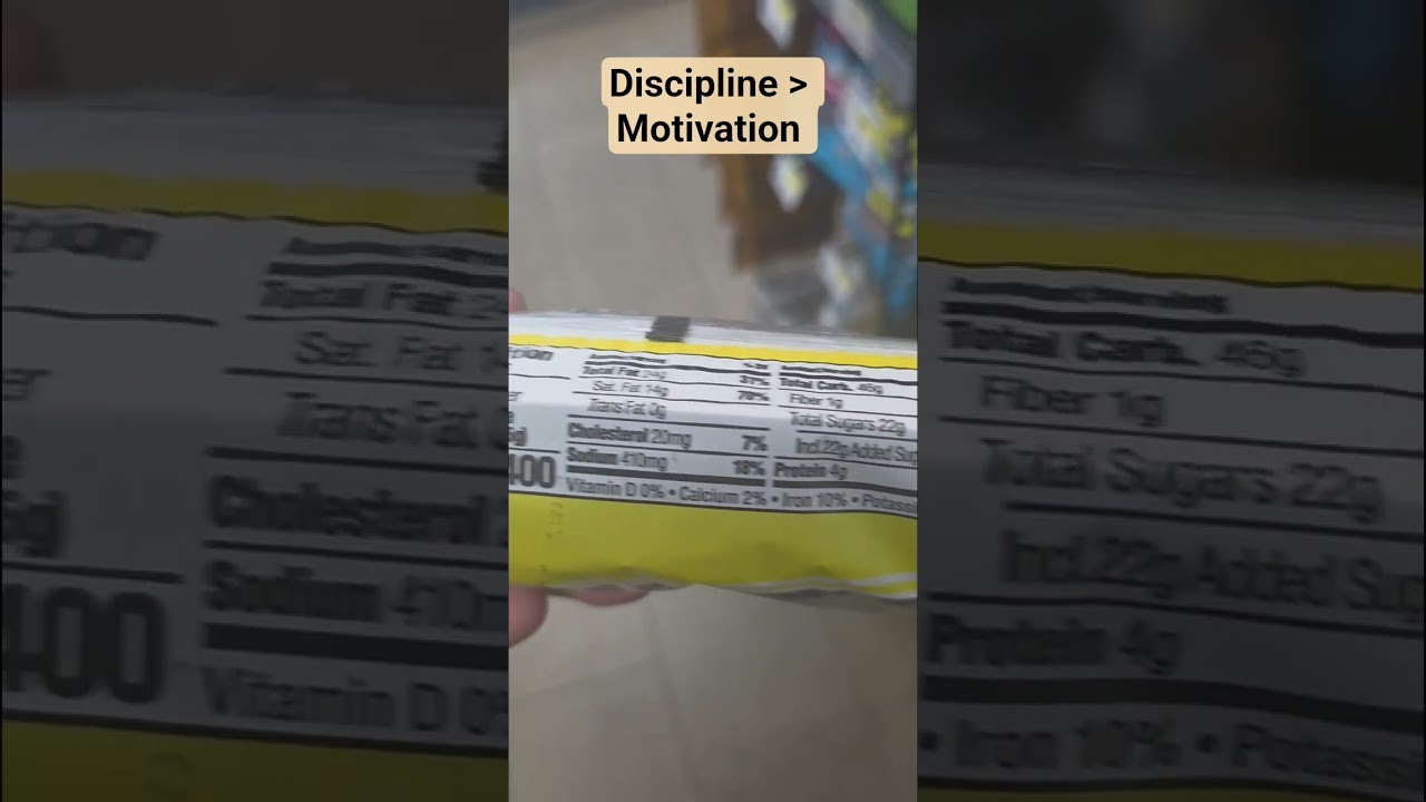 ⁣Discipline over Snack Cake #TheEliteEquation