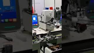 Automatic Elastic Joining with Double Head and Ultrsonic Cutter