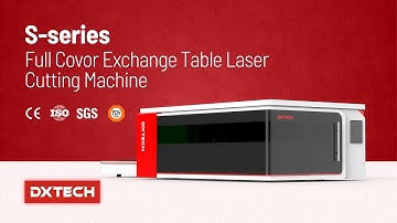 DXTECH S-series Fully Enclosed Fiber Laser Cutting Machine with Exchange Table