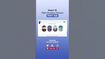 ✈️ Flight Booking Website | ReactJS #shorts  #reactjscourse