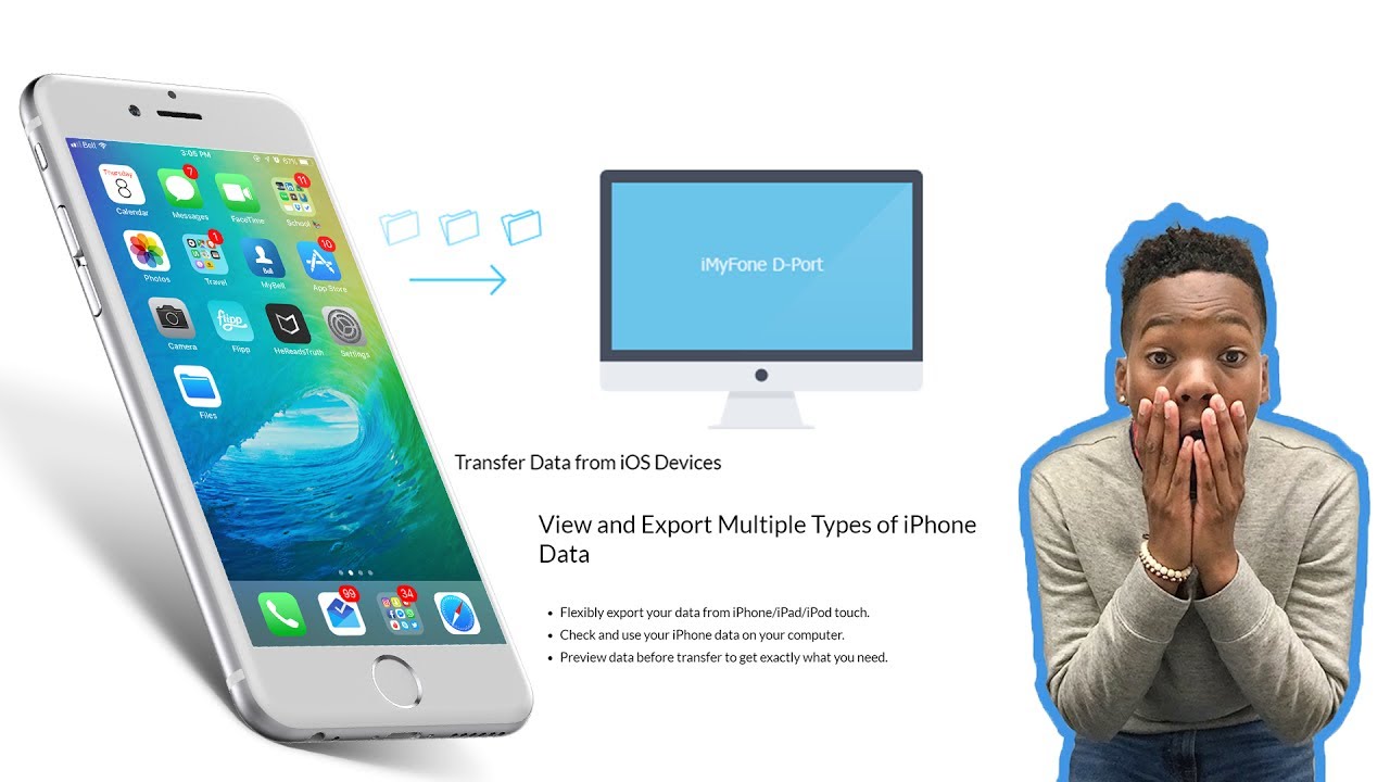 Extract only the data you want from iPhone, iTunes, iCloud, including Text Message, Photo, Video