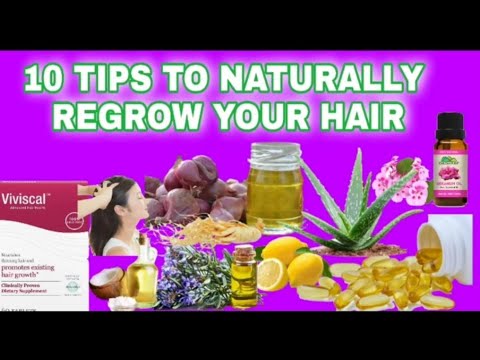 10 TIPS TO NATURALLY REGROW YOUR HAIR II Luzy Ville