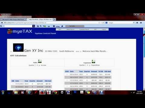 Calculating TAX with www.myeTAX.net