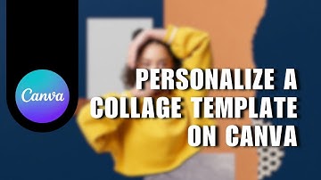 ❤ HACKS: Drag and drop images into a personalised collage template in CANVA | EASY TUTORIAL | 2024