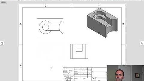 Section View Part 2 Onshape Drawing