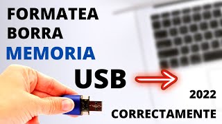 COMO BORRAR/ELIMINAR ARCHIVOS DE MEMORIA USB CORRECTAMENTE Y FACIL