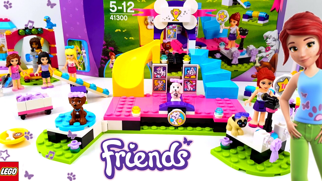 Lego Friends Puppy Championship 2017 Building Review 41300 - YouTube
