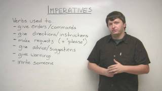 Imperatives - How to give commands in English and more!