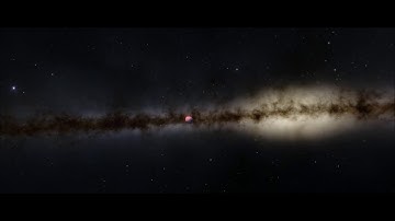 spaceengine beautiful with aero flying through the universe music