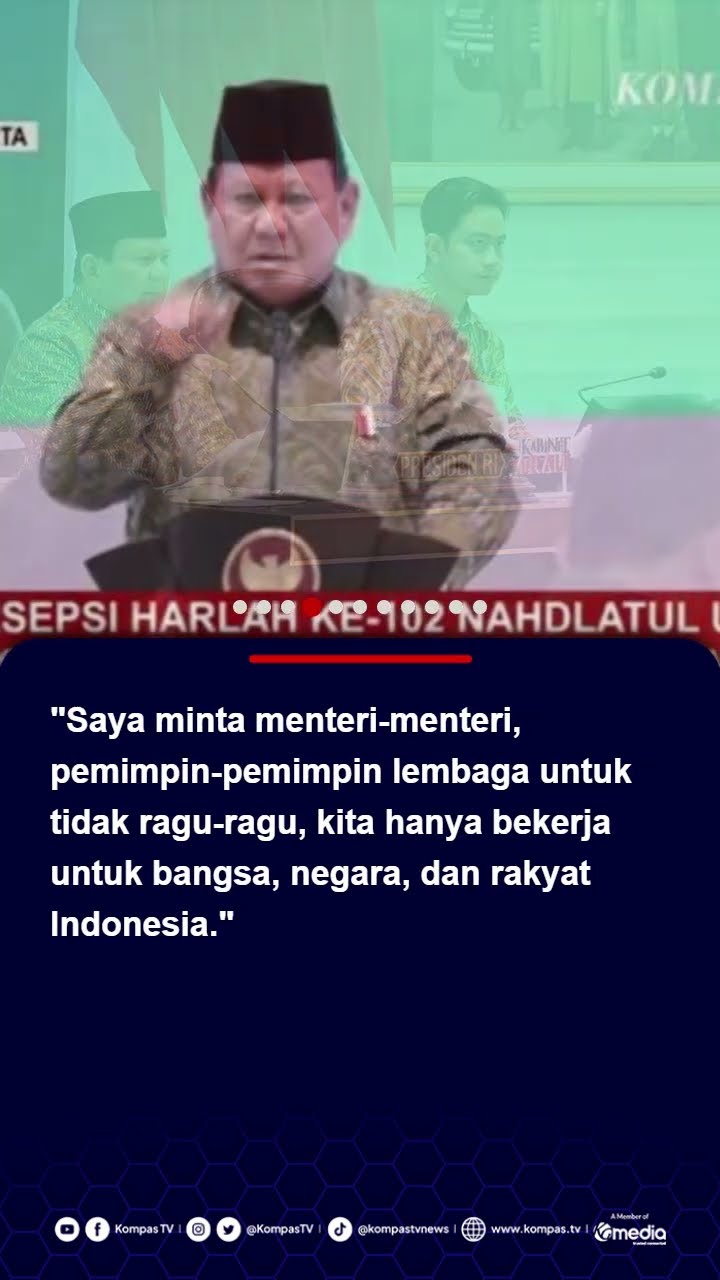 Presiden Prabowo Peringatkan Aparat Setia pada Bangsa dan Rakyat: Kalau Tidak, Saya Tindak #prabowo