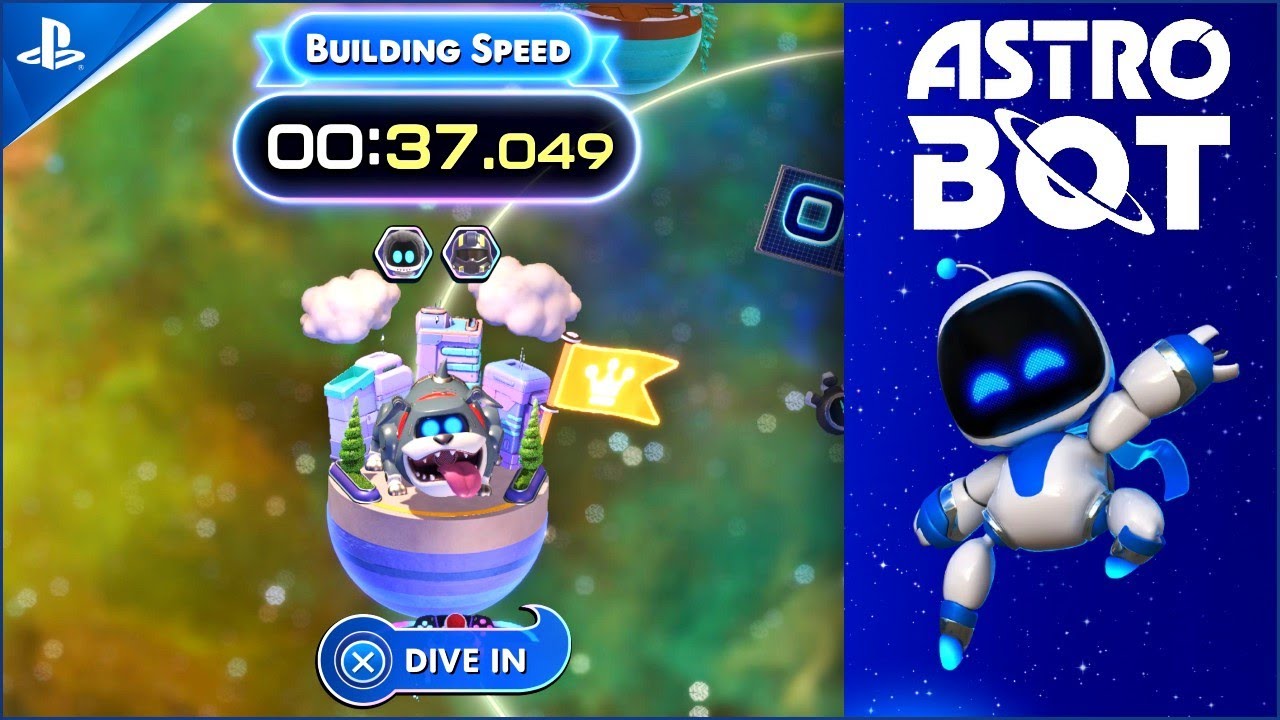 Astro Bot Building Speed Speedrun. Astro Bot Stellar Speedway Galaxy ...