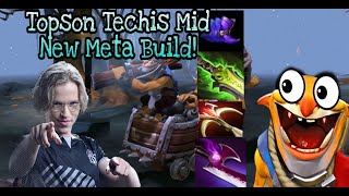 TOPSON TECHIS NEW META BUILD! TWO TIME TI CHAMPION IS DOING ANOTHER META BUILD AGAIN!!!!!