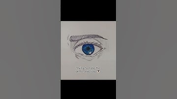 Trying to make the perfect eye loop 👁️ #shorts #art #drawing