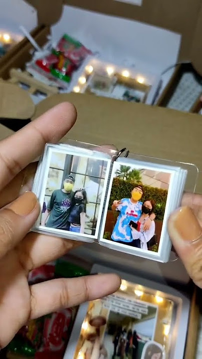 Minimalist photo album key chain!#giftideas #valentinesdaygift