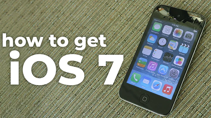 How to install iOS 7 on the iPod touch 4!