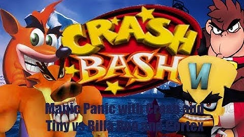 Crash Bash:  Manic Panic - Crash and Tiny vs Rilla Roo and Cortex