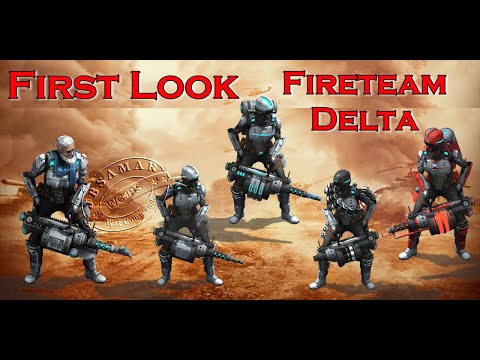 War Commander : First Look to Fireteam Delta [only can test main unit] Gogo Bar