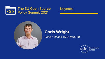 Keynote: Open Unlocks the World’s Potential, Chris Wright, Red Hat