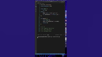 Const object calling non const member function #cppprogramming #cplusplus #programming