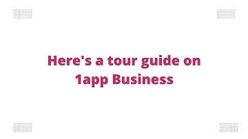 1app Business User
