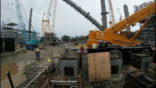 Tandem Crane 3000 Ton & Crane 1500 Ton di RDMP Balikpapan