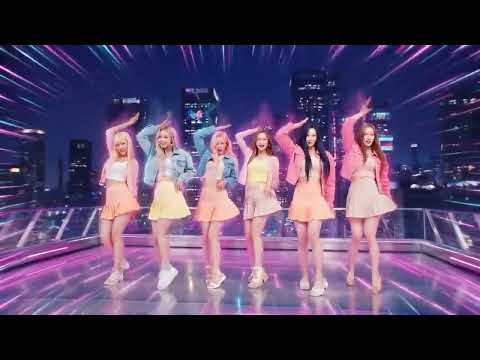 A.I 걸그룹 'Pure' 사이버펑크 네온댄스 챌린지