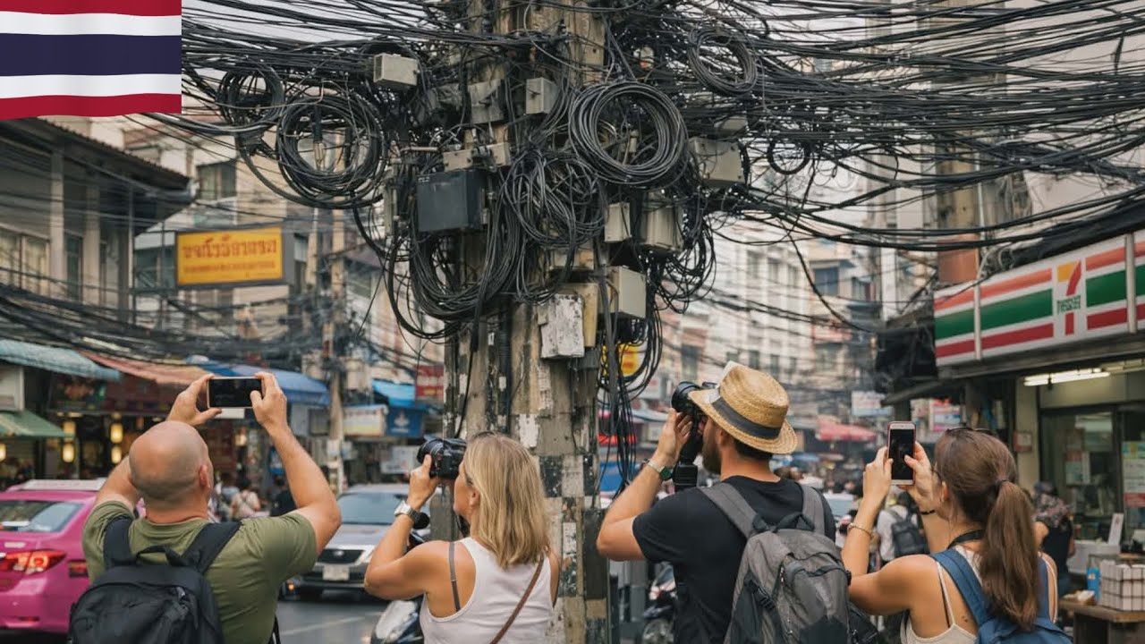 EP.4 THAILAND - Do You Think Bangkok’s Tangled Power Lines Are Beautiful? 