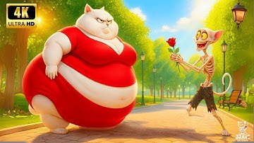 Skinny Cat Risked Everything for Fat Cat ❤️ | Heartbreaking AI Cat Video