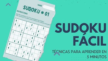Cómo resolver un SUDOKU en menos de 8 minutos! 😱 NIVEL FÁCIL | TUTORIAL | ¡LA POSICIÓN ÚNICA!