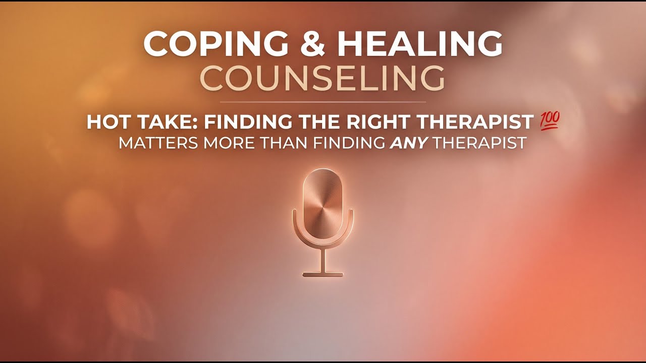 Hot take: finding the right therapist... episode artwork