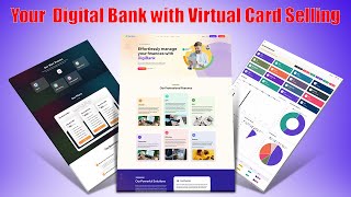 Launch Your Own Digital Bank with Virtual Card Selling Website | Start Your Own Fintech Business