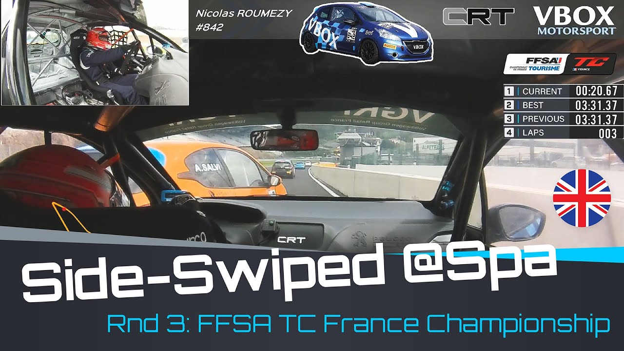 FFSA TC France - Round 3. CRT racing Peugeot 208 at Spa-Francorchamps in TCA Light.